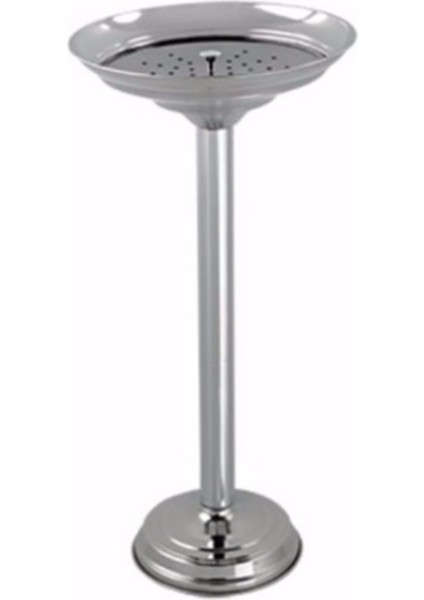 Şampanya Ayaklı Metal Küllük 31X31X65 cm -CLK-497