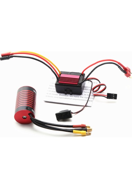 Gtskytenrc Su Geçirmez 2845 Fırçasız Motor 2800KV ve 35A Fırçasız Esc Için Yedek F19A 1/10 Hpı Trax4 Hsp 1/12 Uzaktan Kumanda Araba (Yurt Dışından)