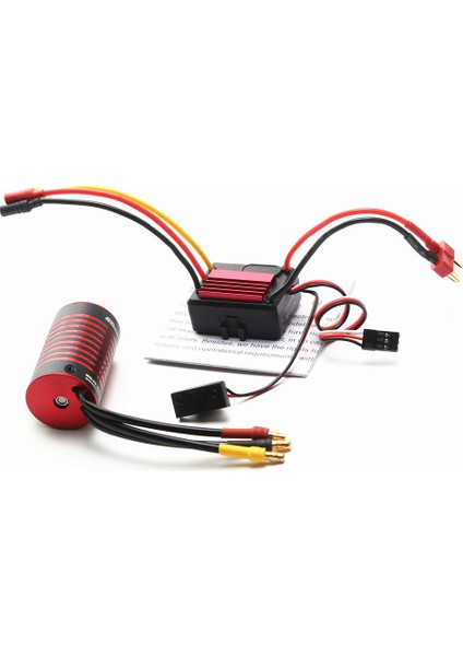 Gtskytenrc Su Geçirmez 2845 Fırçasız Motor 2800KV ve 35A Fırçasız Esc Için Yedek F19A 1/10 Hpı Trax4 Hsp 1/12 Uzaktan Kumanda Araba (Yurt Dışından)