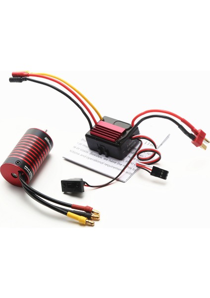 Gtskytenrc Su Geçirmez 2845 Fırçasız Motor 2800KV ve 35A Fırçasız Esc Için Yedek F19A 1/10 Hpı Trax4 Hsp 1/12 Uzaktan Kumanda Araba (Yurt Dışından)