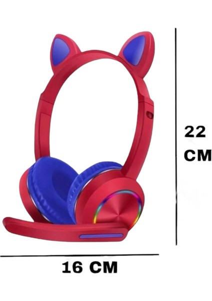 AKZ020 Kafa Üstü Işıklı Kedi Kulaklık fiyatları