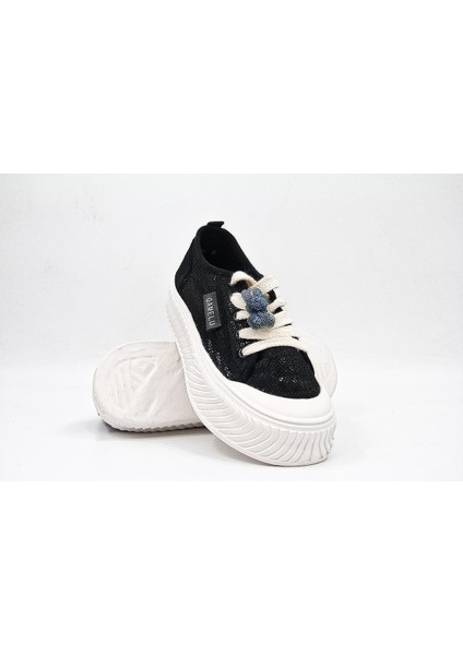 Elegant Kadın Spor Ayakkabı - Siyah-Beyaz fiyatları