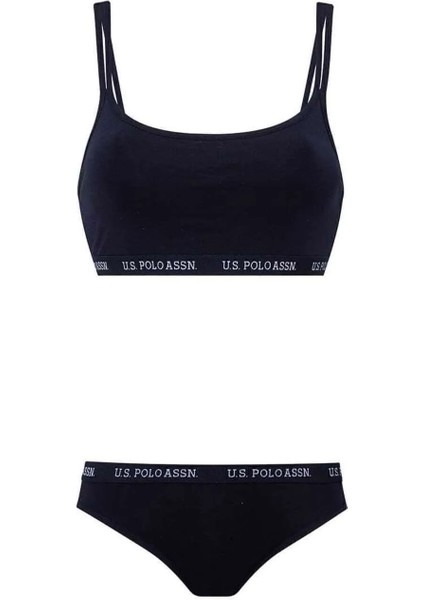 Kadın Lacivert Büstiyer Slip Set modelleri