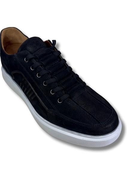 8790 Siyah Nubuk Deri Günlük Spor Ayakkabı 44 fırsatları