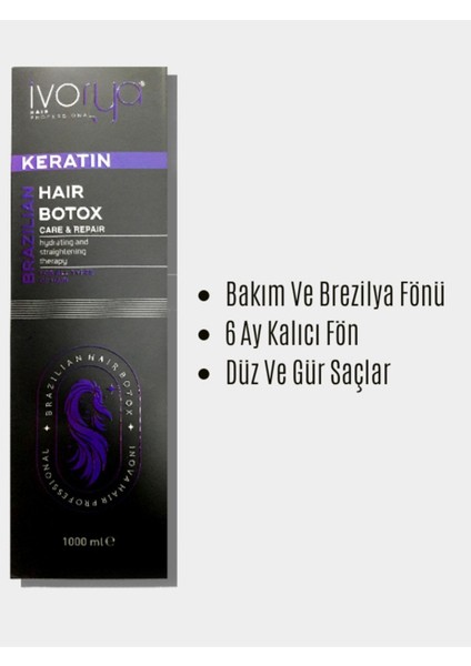 Ivorya Keratin & Botox 1000 ml