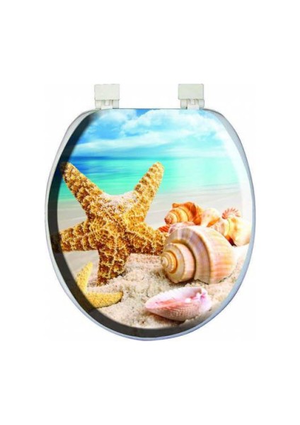 Lüks Desenli Yumuşak Klozet Kapak Puf