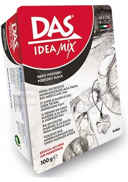 Idea Mix Mermer Efektli Seramik Kili 100G Portoro Black 2461