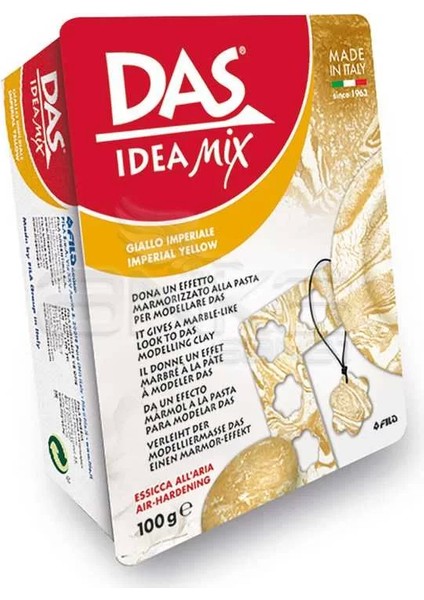 Idea Mix Mermer Efektli Seramik Kili 100G Imperial Yellow 2559