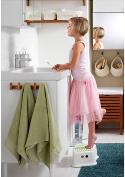 Çocuk Kaydırmaz Banyo Basamağı Çocuk Tabure Çocuk Banyo Yükseltici