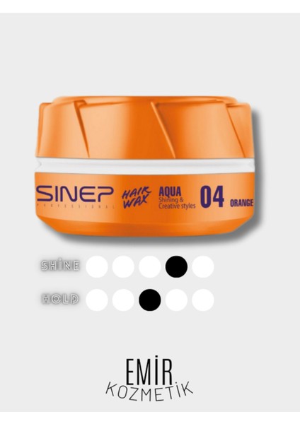Saç Şekillendirici Wax No 4 Orange 150 ml