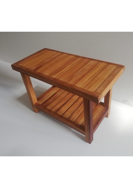 Iroko Duş Oturağı, 30X40X40CM Ağaç Tabure, Ağaç Oturak, Duş Taburesi Özel fırsatları