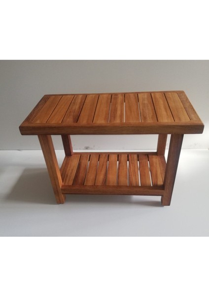 Iroko Duş Oturağı, 30X40X40CM Ağaç Tabure, Ağaç Oturak, Duş Taburesi Özel indirimleri
