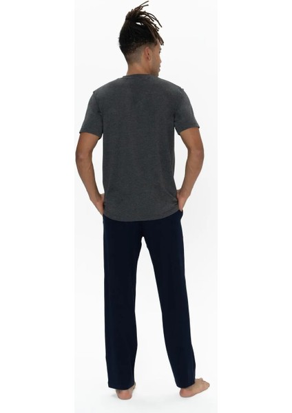 Erkek Alt Üst Düğmeli Pijama Takımı fırsatları