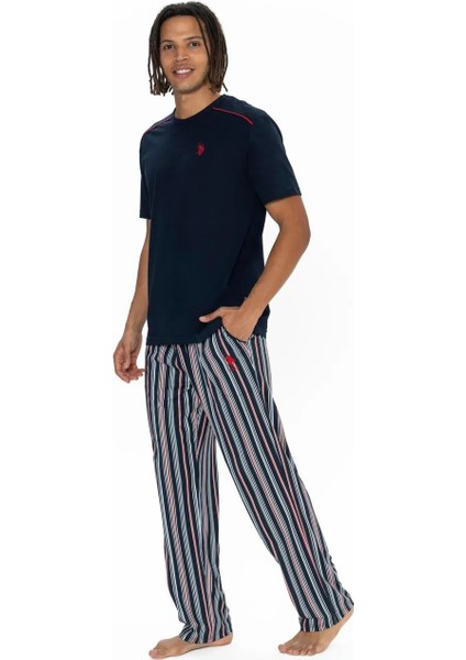 Erkek %100 Pamuk 3'lü Çizgili Pijama Takım fırsatları