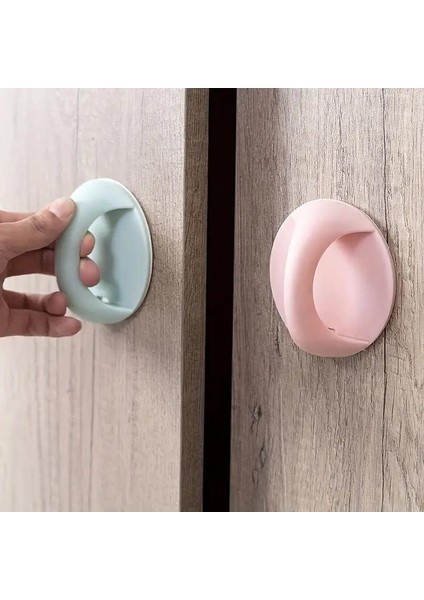 5 Adet Mobilya Kulp Pencere Kapı Dolap Kapağı Tutucu Tutacağı Yapışkanlı Tutacak Kulp