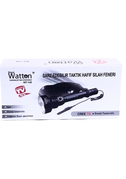 Orjinal 800 Lümen Tx6 Özel Avcı Feneri WT-148
