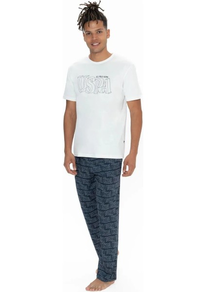Erkek 3'lü %100 Pamuk Pijama Takımı