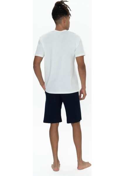 Erkek 3'lü %100 Pamuk Pijama Takımı