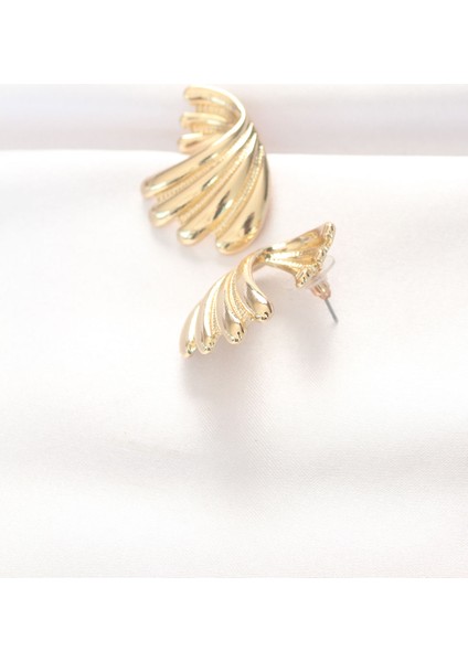 Pirinç Gold Renk Küpe - TJ-BKP8883