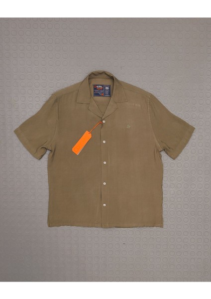 Oversize Modal Kısa Kol Gömlek