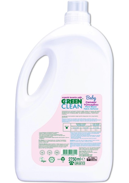 Baby Bitkisel Çamaşır Yumuşatıcı 2750 ml