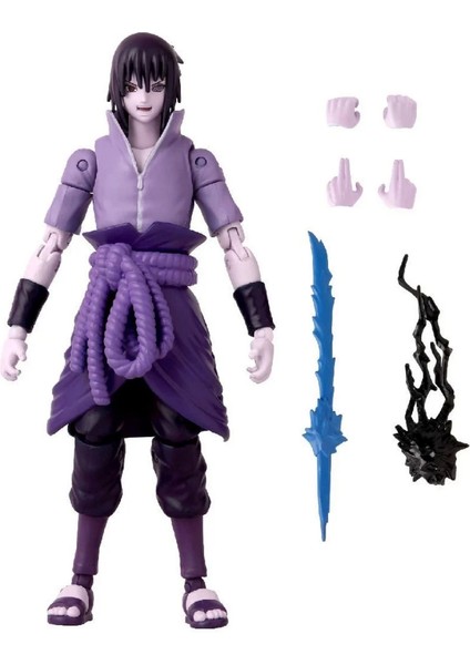 Sasuke Rinnegan Mangekyo Sharingan Poz Verilebilir Figür