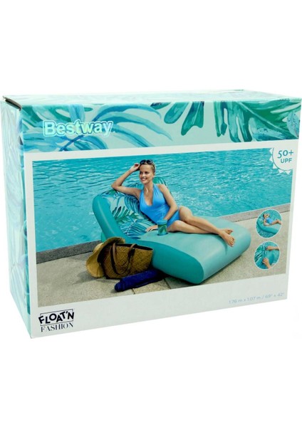 Bestway Lüks Şişme Şezlong Koltuk 176 x 107 cm