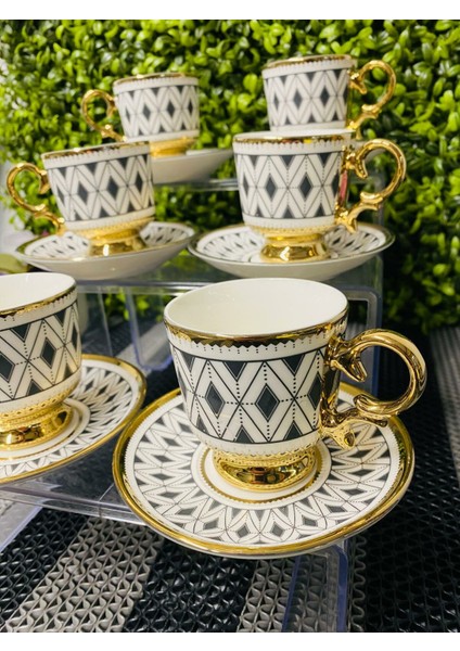 Fincan Takımı Porselen 6 Lı