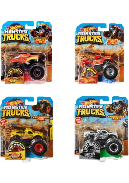 FYJ44 Hot Wheels, Monster Trucks 1:64 Arabalar