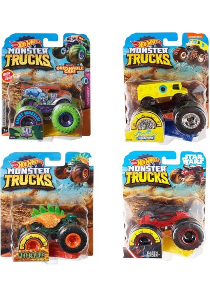 FYJ44 Hot Wheels, Monster Trucks 1:64 Arabalar