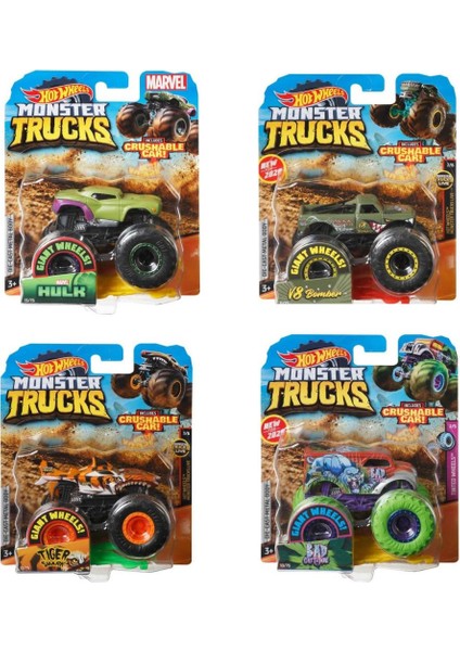 FYJ44 Hot Wheels, Monster Trucks 1:64 Arabalar