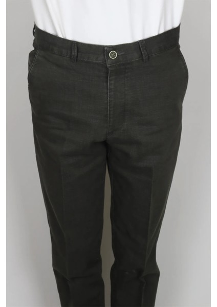 Fistan Store Erkek Rahat Kalıp Yandan Cepli Boru Paça Büyük Beden Kışlık Keten Pantolon fiyatları