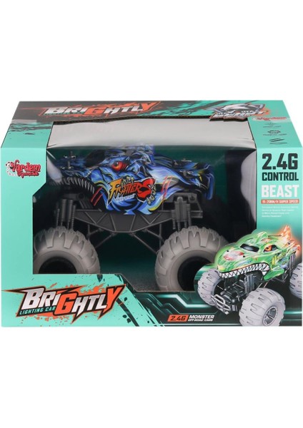 RQ-3045-46-47 Kumandalı Şarjlı Işıklı Off Road Canavar Araba -Vardem