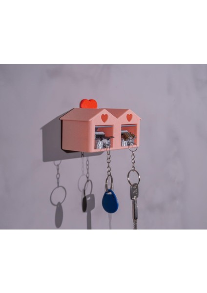 Aşk Garajı Anahtarlık & Uzaktan Kumanda Tutucu – Love Garage Keychain & Remote Holder