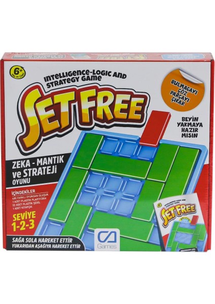 620 CAPLS-5264 Setfree Zeka, Mantık ve Strateji Oyunu -Cagames