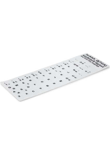 Klavye Stıcker Tuş Takımı Türkçe Q Beyaz HDX8260