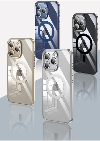 Iphone 15 Pro Max Drop Magsafe Kapak - Lacivert Inslm