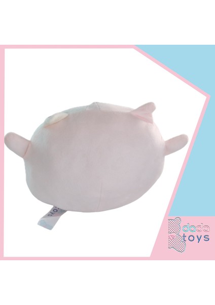Kedi Yastik Peluş Uyku Arkadaşi 35 cm Pembe Inslm
