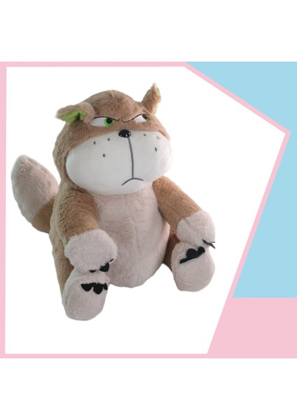 Kizgin Kedi Sabri Peluş Uyku Arkadaşi 40 cm Kahverengi Inslm