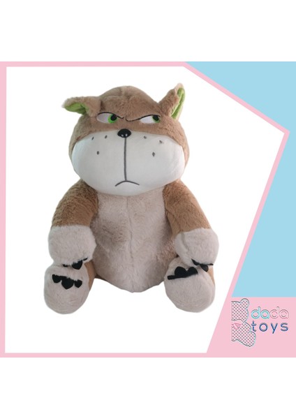 Kizgin Kedi Sabri Peluş Uyku Arkadaşi 40 cm Kahverengi Inslm