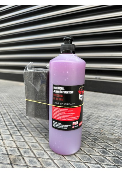 Jel Lastik Parlatıcı 750 ml 1 Adet +Sünger