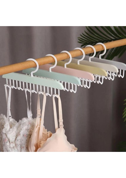 2 Adet 8 Kancalı Yapışkanlı Askı Çok Amaçlı Iç Çamaşırı Dolap Banyo Askısı Takı Organizer modelleri