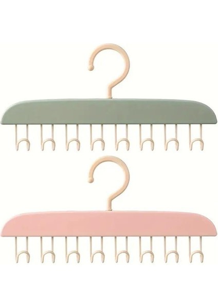 2 Adet 8 Kancalı Yapışkanlı Askı Çok Amaçlı Iç Çamaşırı Dolap Banyo Askısı Takı Organizer indirimleri