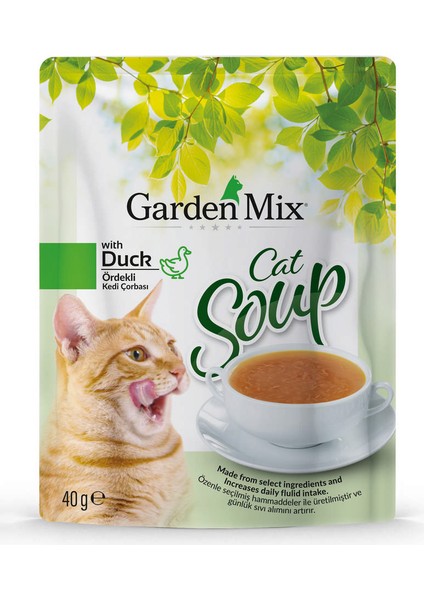 Gardenmix Ördekli Kedi Çorbasi 40GR x 6 Adet Inslm