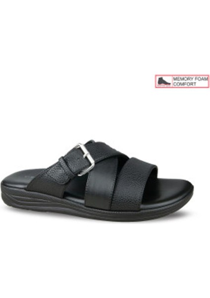9956-11 Erkek Terlik - Siyah