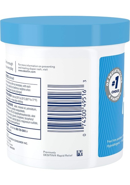 Rapid Relief Cream Kavanoz Pişik Kremi 454 gr modelleri