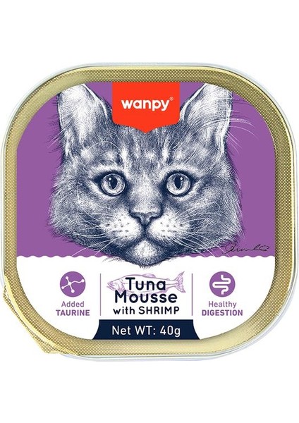 Kedi 40G 6'lı Ton Balıklı & Karidesli Alutray Yaş Mama fiyatları