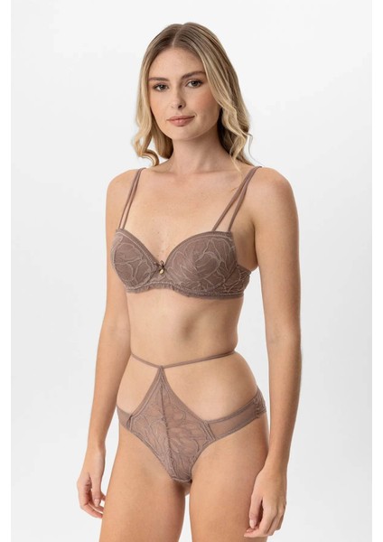 Dantelli Soft Push Up Sütyen Takım