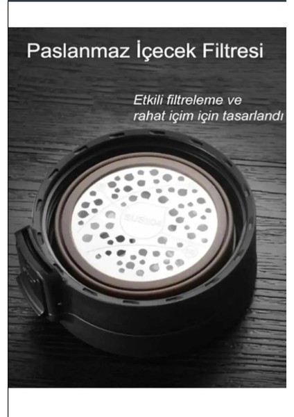 Güvenlik Kilitli, Sızdırmaz, Paslanmaz Çelik Filtreli Kişisel Termos – Çay, Kahve Için fiyatları