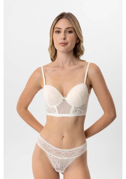 Dantelli Push Up Büstiyer Takım